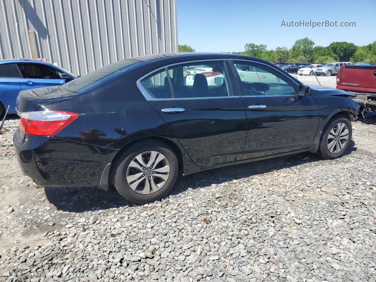 2015 Honda Accord Lx Black vin: 1HGCR2F32FA174768