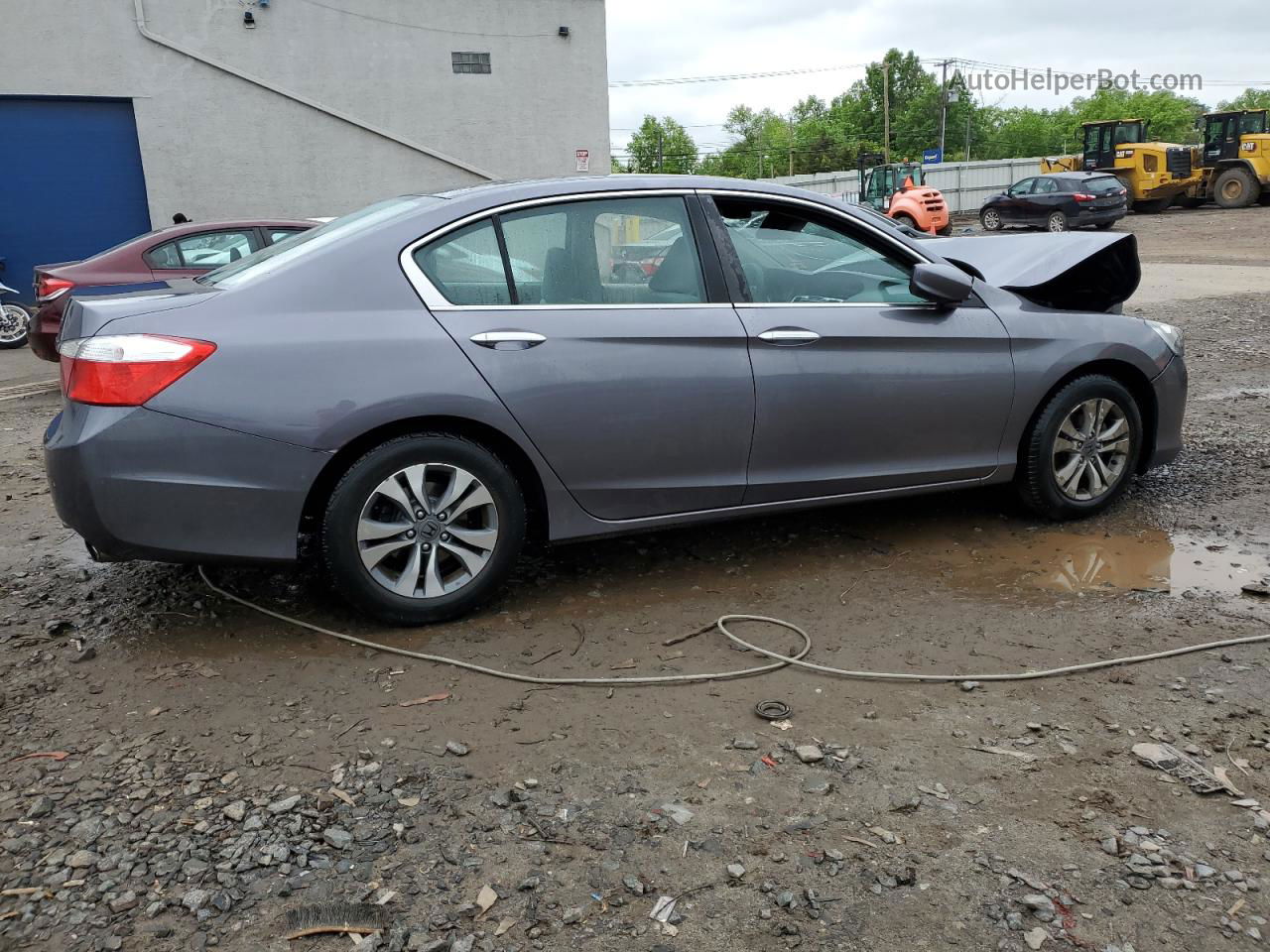 2015 Honda Accord Lx Gray vin: 1HGCR2F32FA190601