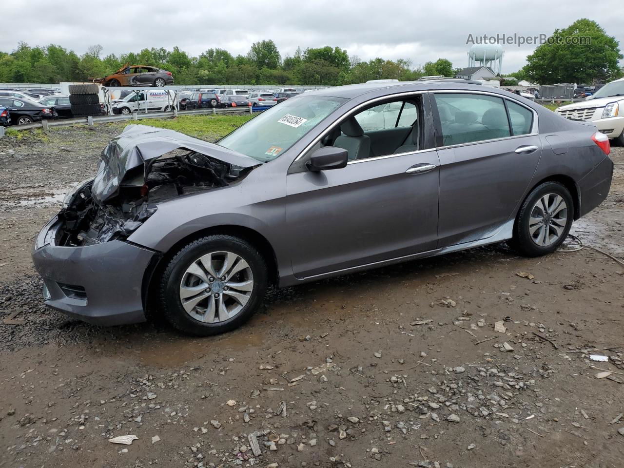 2015 Honda Accord Lx Серый vin: 1HGCR2F32FA190601