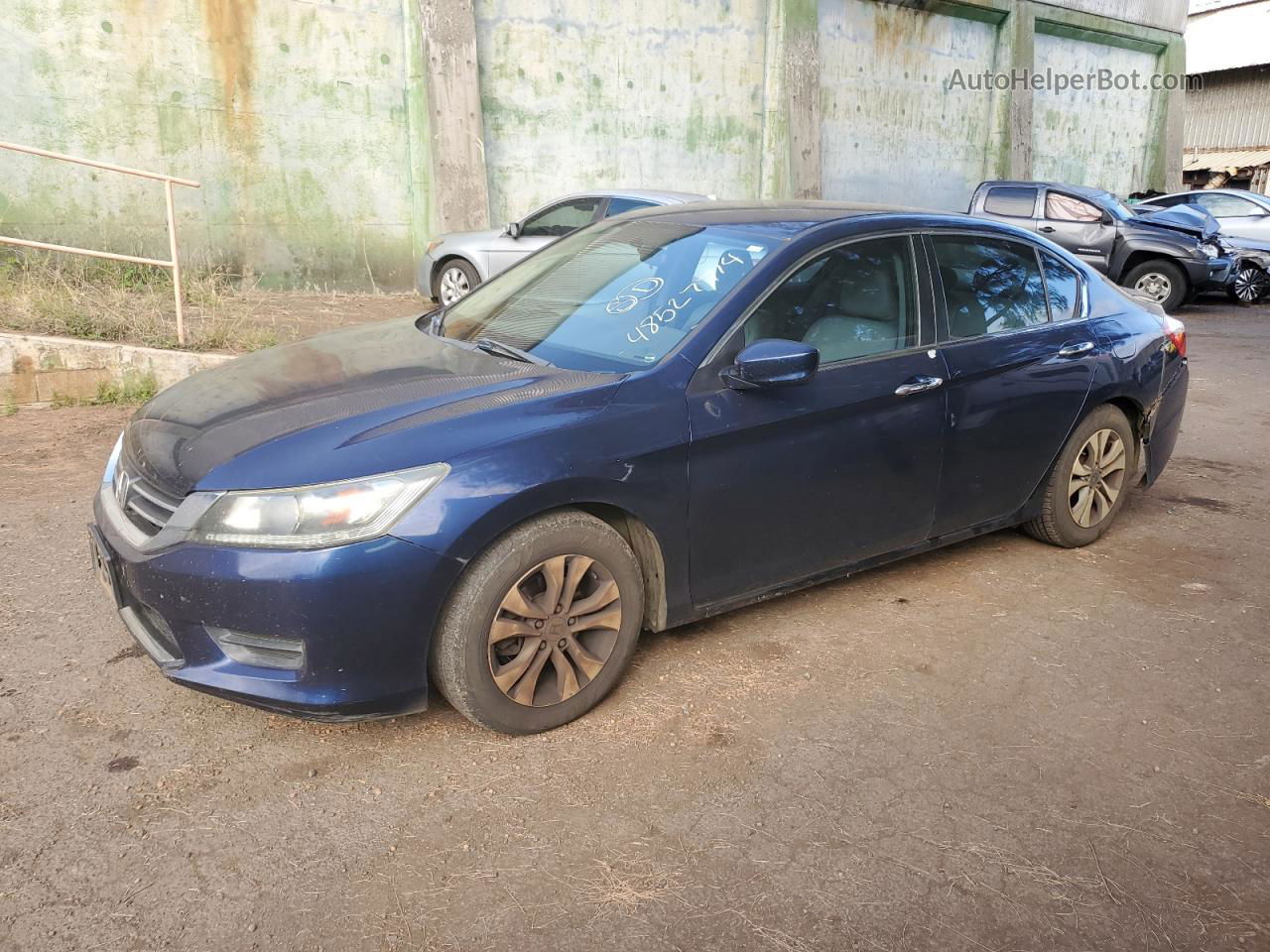 2015 Honda Accord Lx Синий vin: 1HGCR2F32FA198245