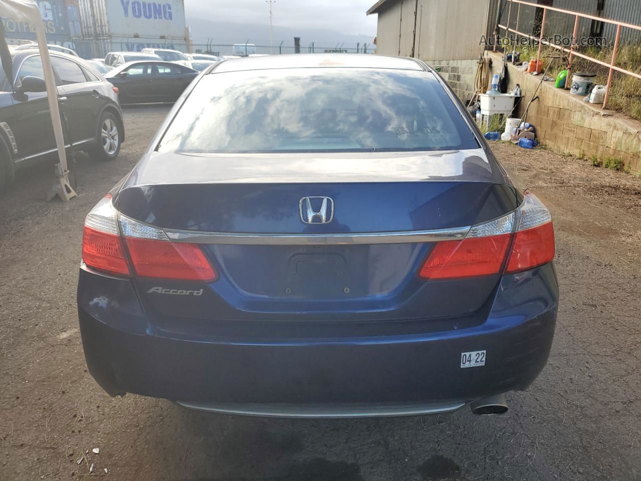 2015 Honda Accord Lx Синий vin: 1HGCR2F32FA198245