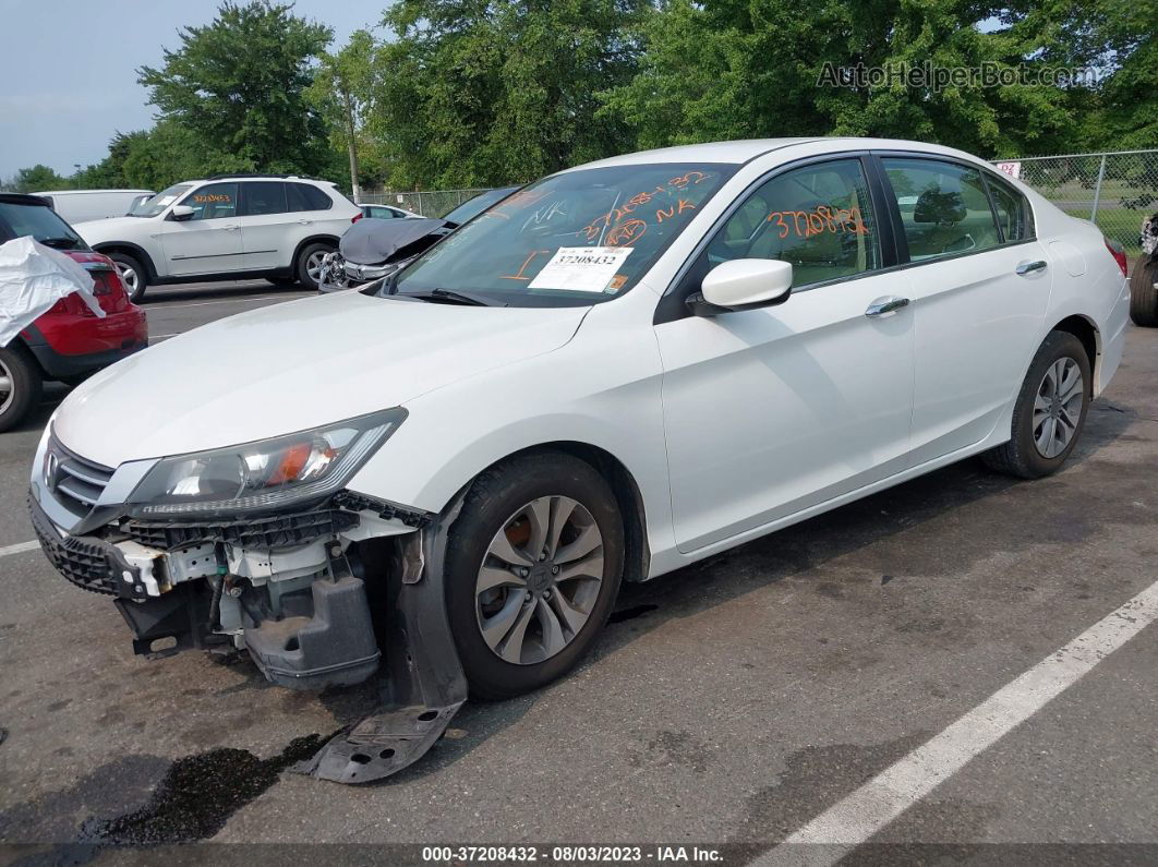 2015 Honda Accord Sedan Lx White vin: 1HGCR2F32FA223225