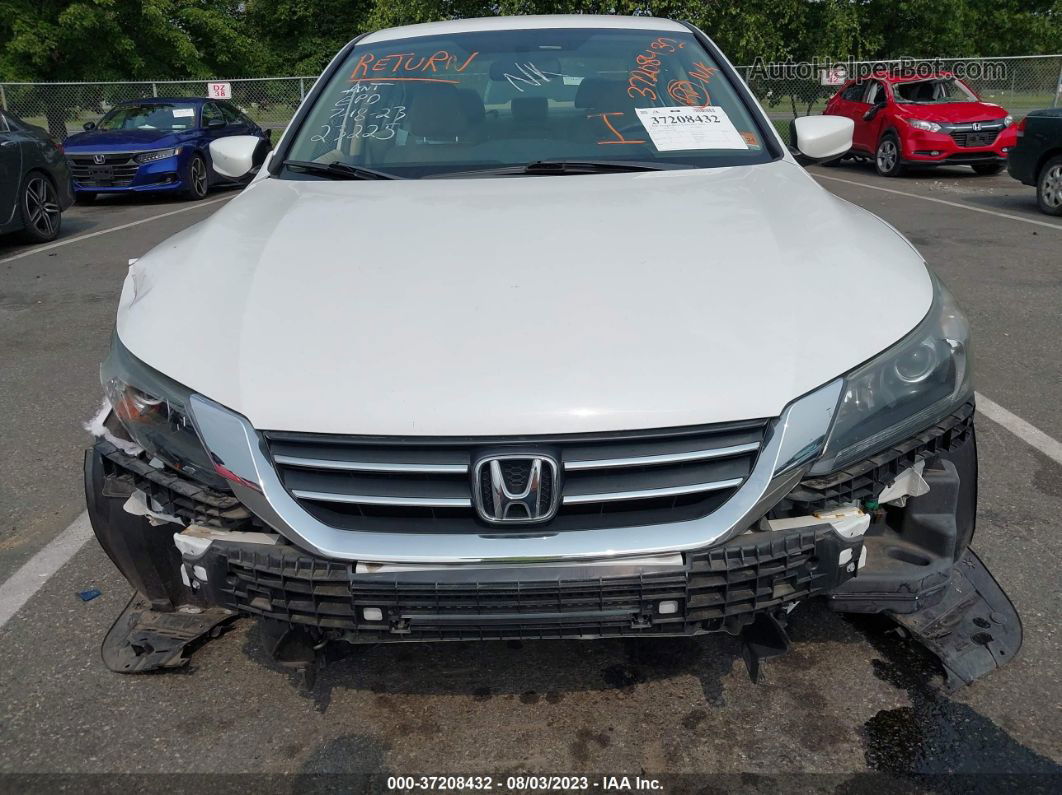 2015 Honda Accord Sedan Lx White vin: 1HGCR2F32FA223225