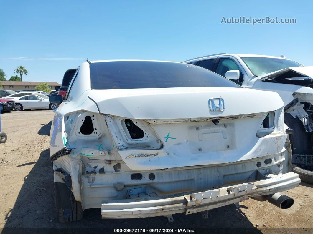 2015 Honda Accord Lx White vin: 1HGCR2F32FA262879