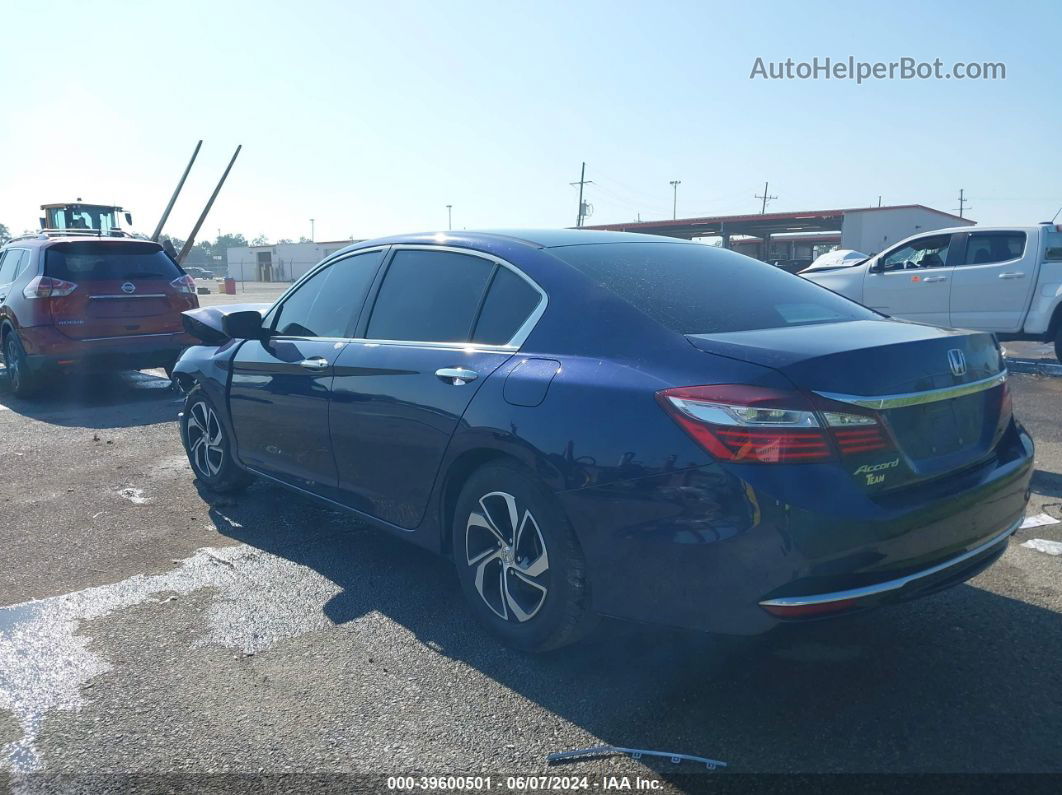 2016 Honda Accord Lx Dark Blue vin: 1HGCR2F32GA190647