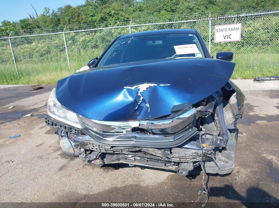 2016 Honda Accord Lx Dark Blue vin: 1HGCR2F32GA190647