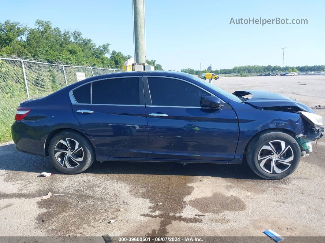 2016 Honda Accord Lx Dark Blue vin: 1HGCR2F32GA190647