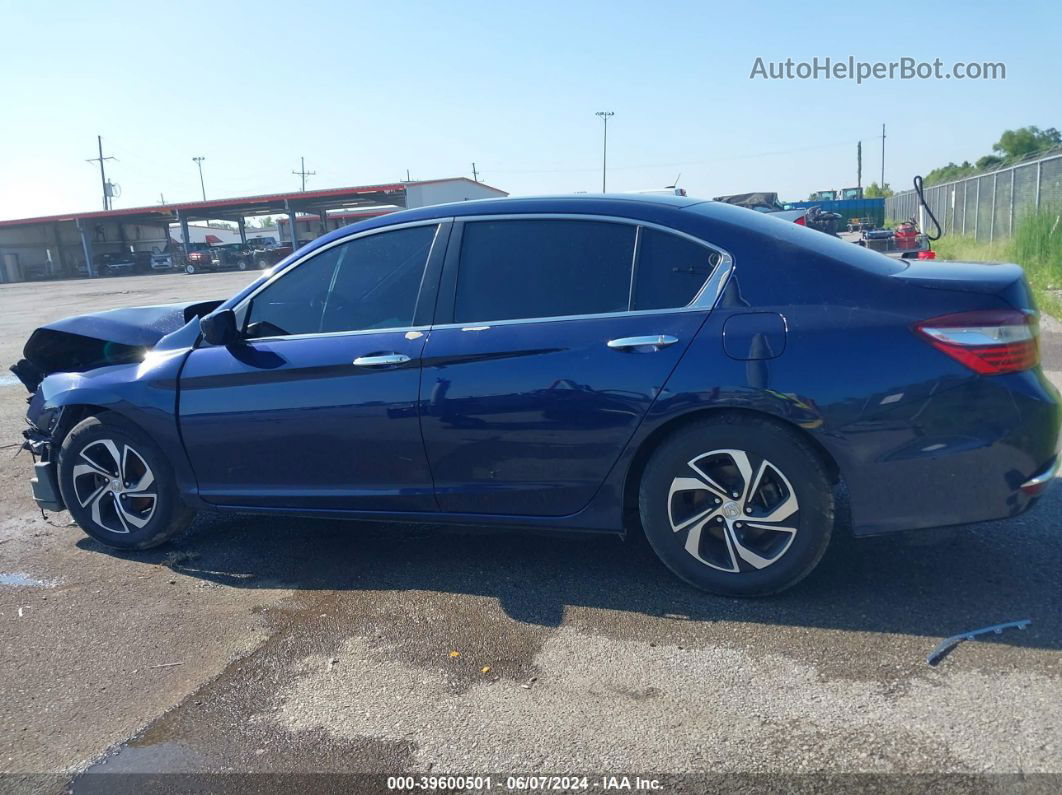 2016 Honda Accord Lx Dark Blue vin: 1HGCR2F32GA190647