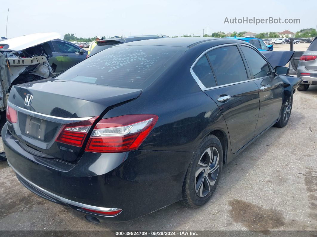 2017 Honda Accord Lx Black vin: 1HGCR2F32HA025893