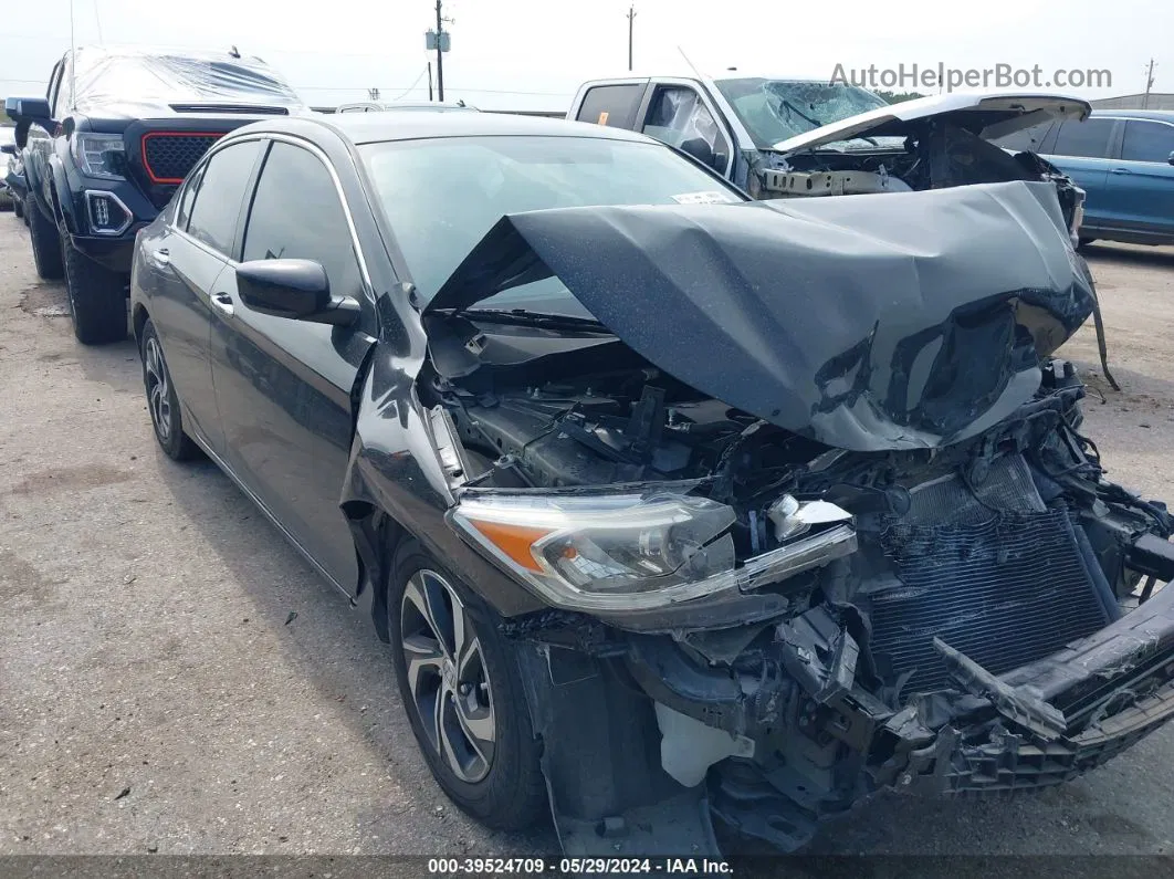 2017 Honda Accord Lx Black vin: 1HGCR2F32HA025893