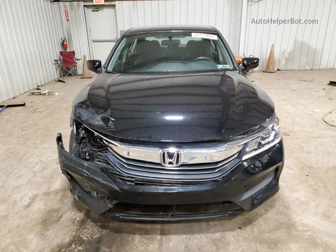 2017 Honda Accord Lx Black vin: 1HGCR2F32HA047652