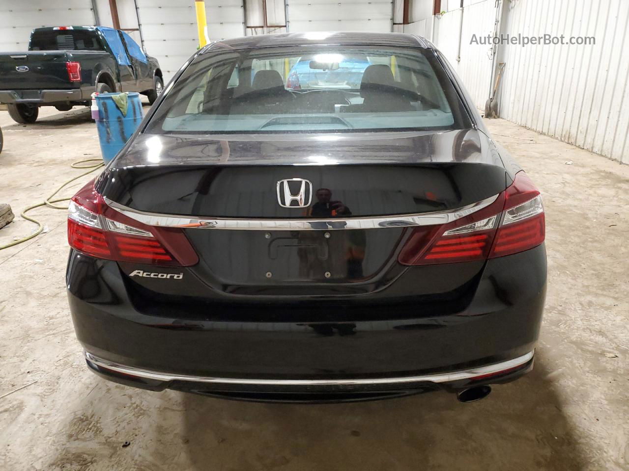 2017 Honda Accord Lx Black vin: 1HGCR2F32HA047652