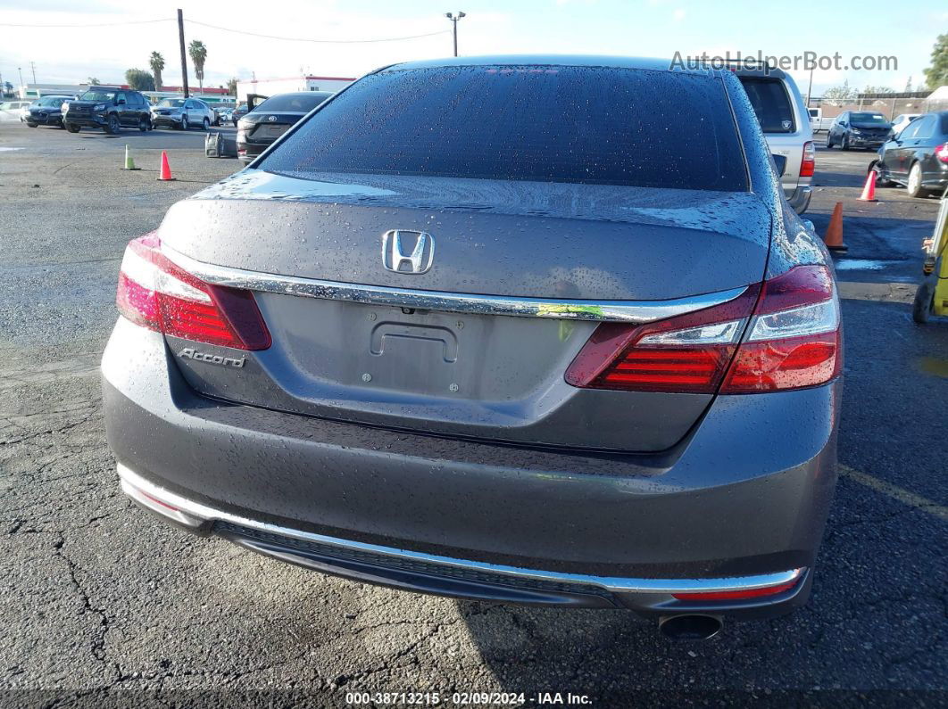 2017 Honda Accord Lx Gray vin: 1HGCR2F32HA072549