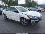 2017 Honda Accord Lx White vin: 1HGCR2F32HA094082