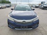 2017 Honda Accord Lx Blue vin: 1HGCR2F32HA160386