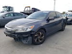 2017 Honda Accord Lx Gray vin: 1HGCR2F32HA175406