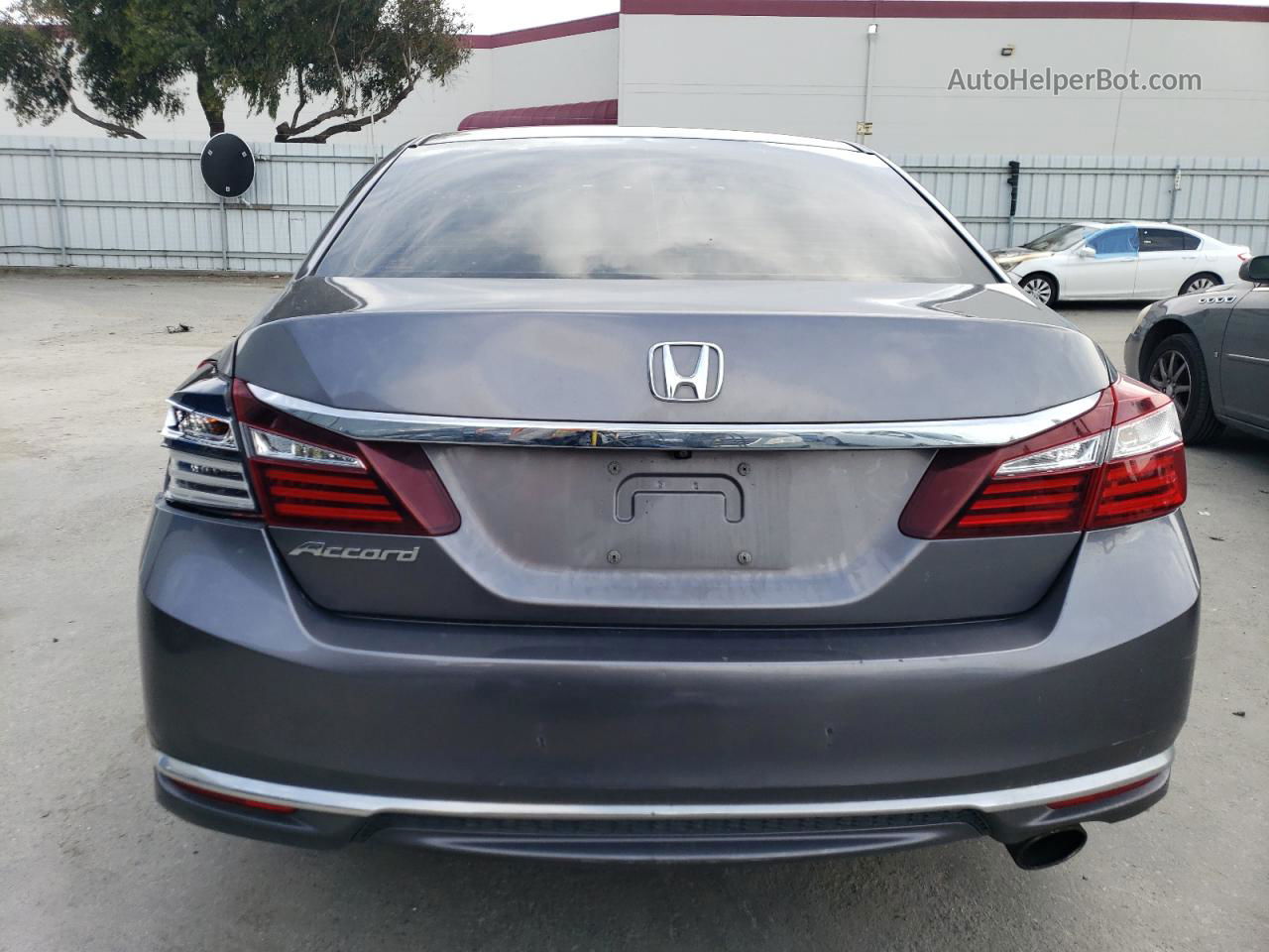 2017 Honda Accord Lx Gray vin: 1HGCR2F32HA175406