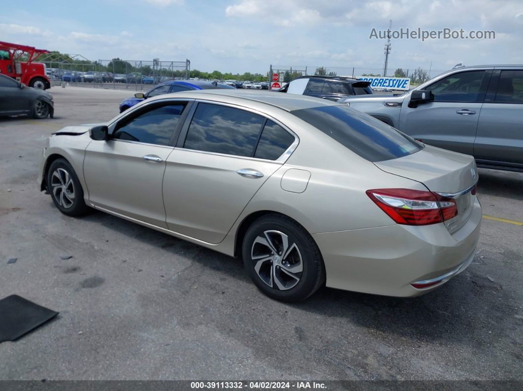 2017 Honda Accord Lx Gold vin: 1HGCR2F32HA180976