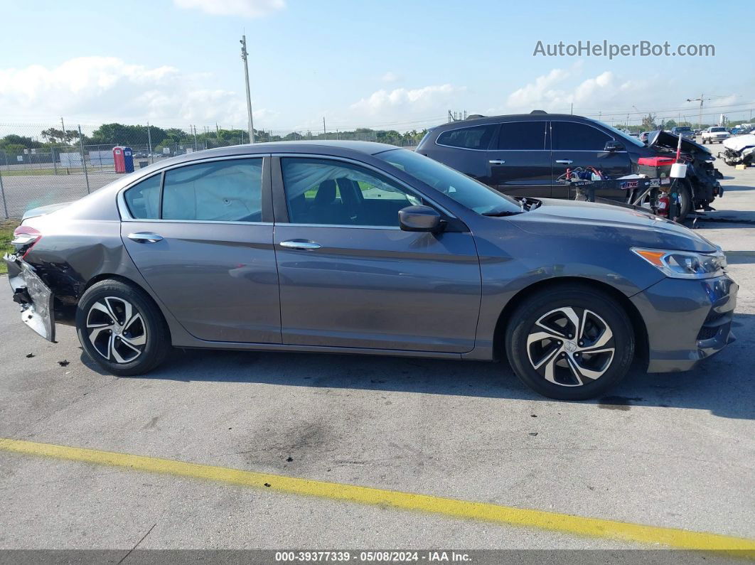 2017 Honda Accord Lx Gray vin: 1HGCR2F32HA195686