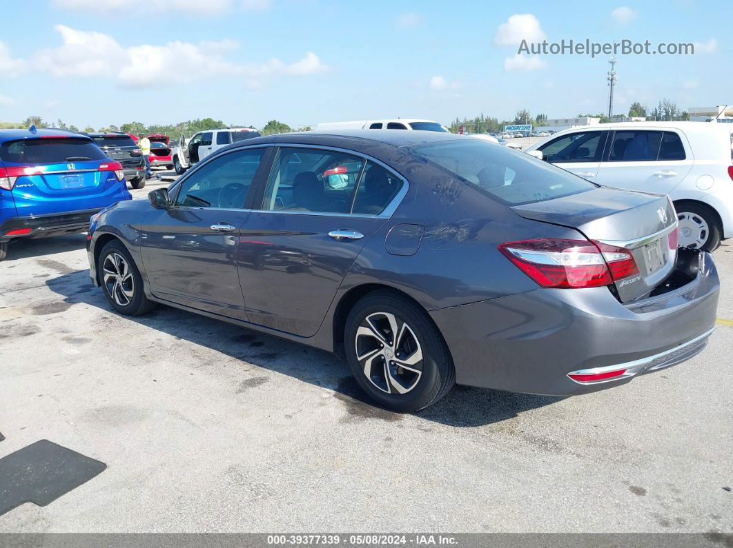 2017 Honda Accord Lx Gray vin: 1HGCR2F32HA195686