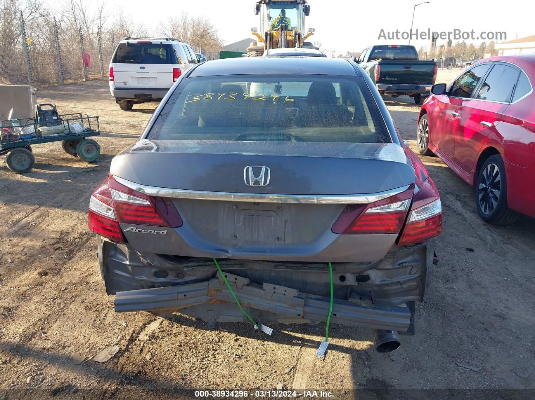 2017 Honda Accord Lx Gray vin: 1HGCR2F32HA251710