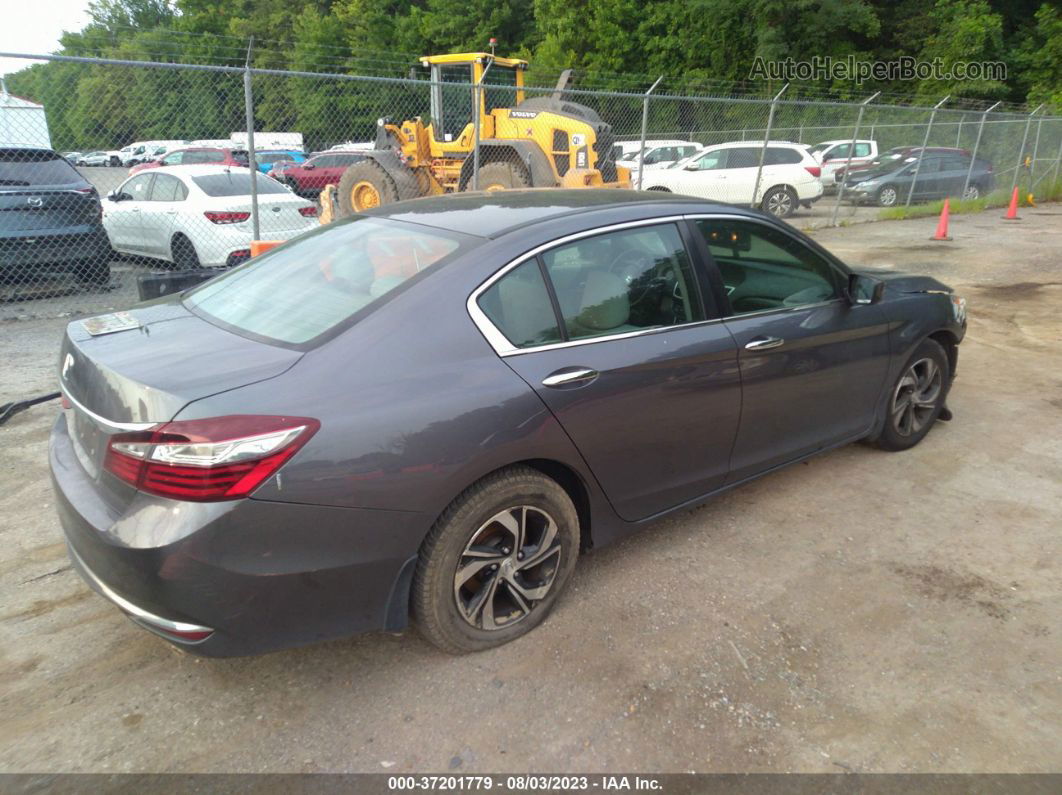 2017 Honda Accord Sedan Lx Gray vin: 1HGCR2F32HA286103