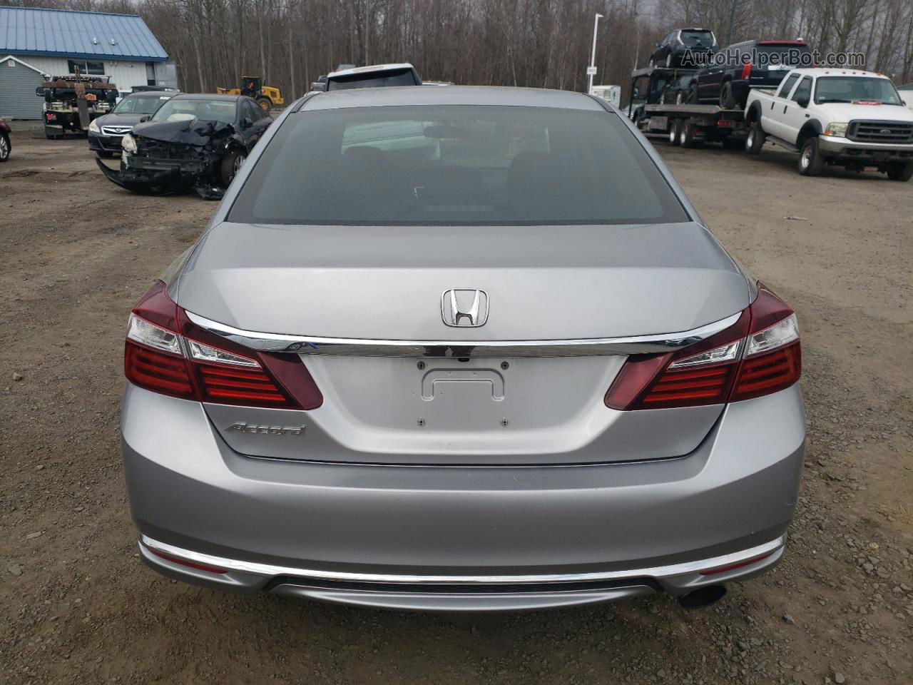 2017 Honda Accord Lx Silver vin: 1HGCR2F32HA308861