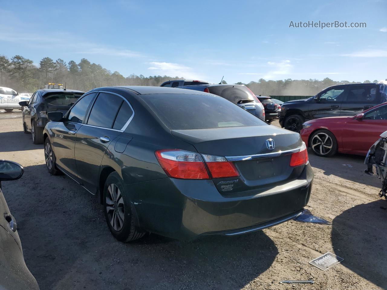 2014 Honda Accord Lx Серый vin: 1HGCR2F33EA006426