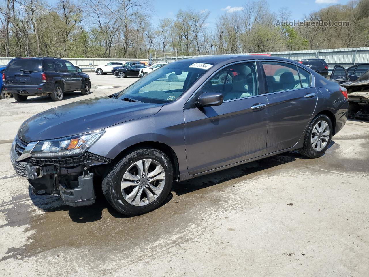 2014 Honda Accord Lx Charcoal vin: 1HGCR2F33EA013246