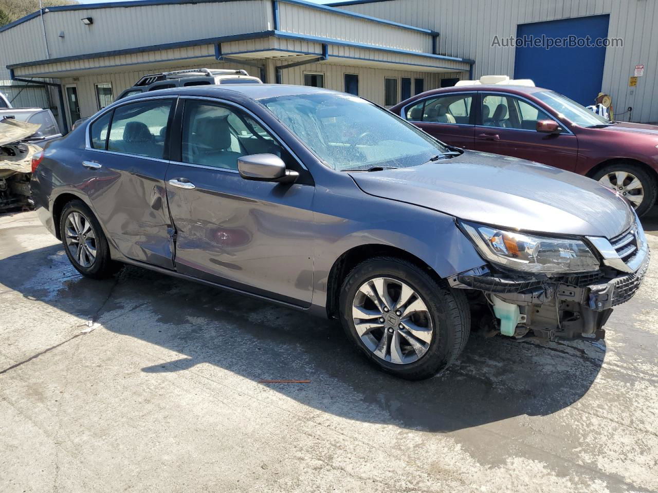 2014 Honda Accord Lx Charcoal vin: 1HGCR2F33EA013246