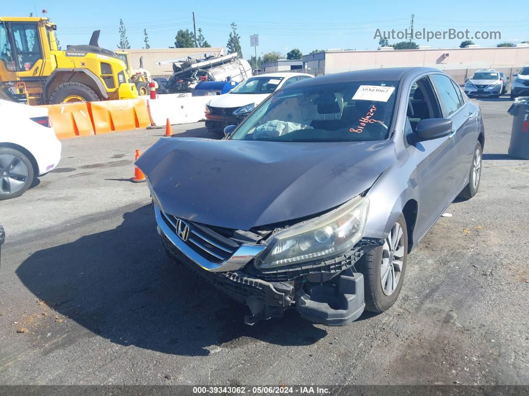 2014 Honda Accord Lx Gray vin: 1HGCR2F33EA045761