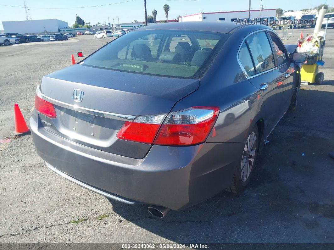 2014 Honda Accord Lx Gray vin: 1HGCR2F33EA045761