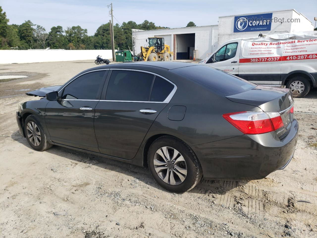 2014 Honda Accord Lx Green vin: 1HGCR2F33EA057473