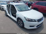 2014 Honda Accord Lx White vin: 1HGCR2F33EA061376