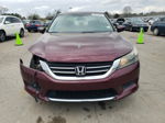 2014 Honda Accord Lx Burgundy vin: 1HGCR2F33EA063399