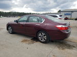 2014 Honda Accord Lx Burgundy vin: 1HGCR2F33EA063399