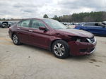 2014 Honda Accord Lx Burgundy vin: 1HGCR2F33EA063399