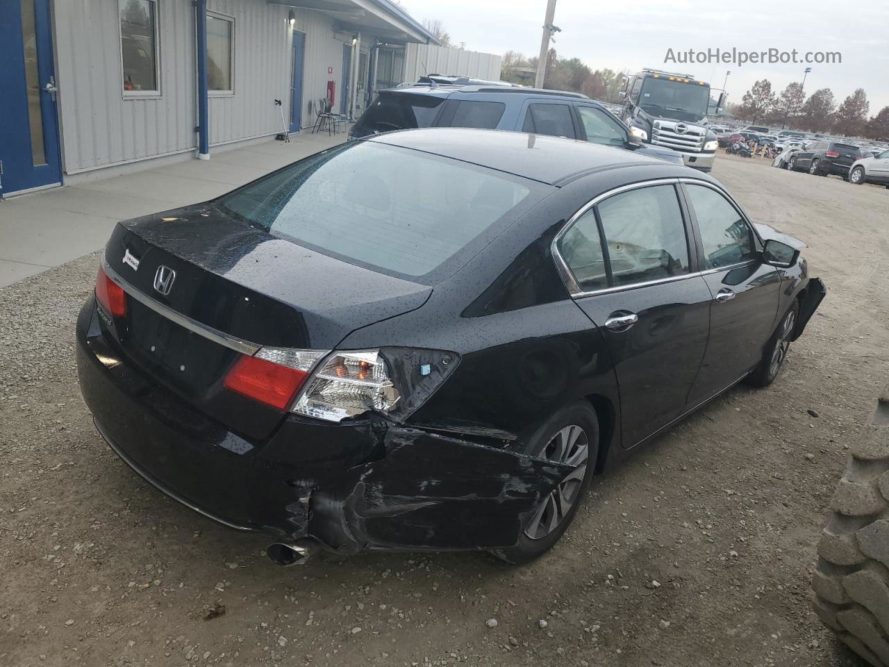 2014 Honda Accord Lx Черный vin: 1HGCR2F33EA071521