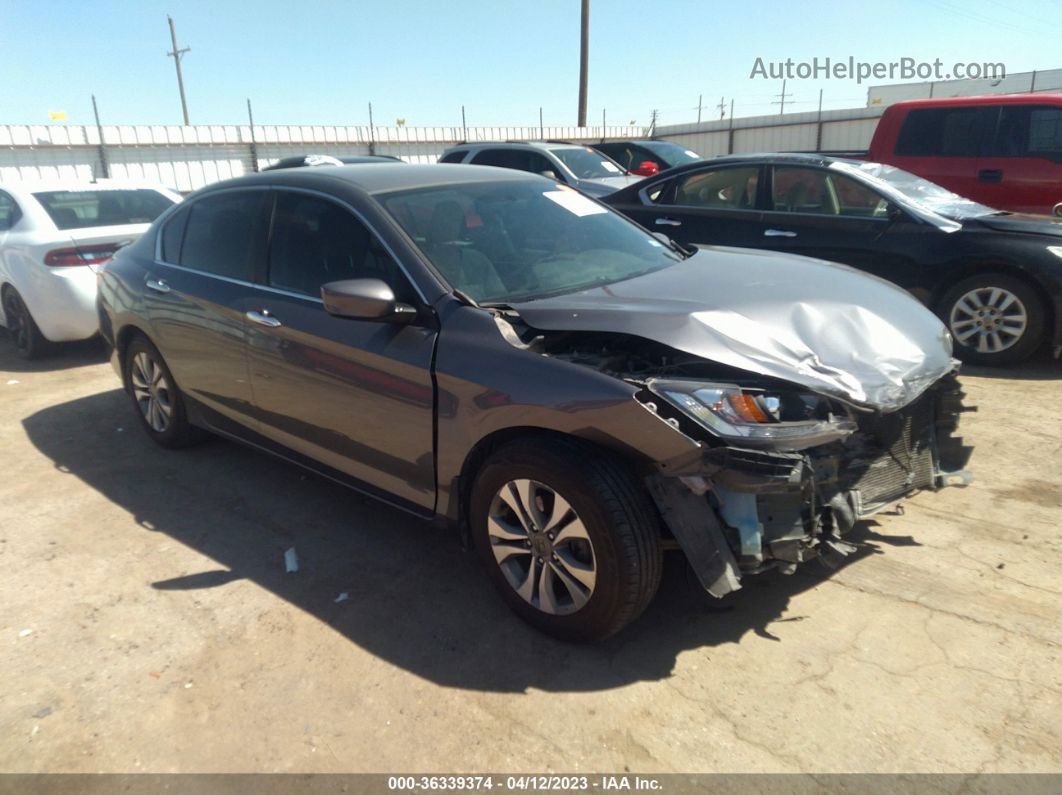 2014 Honda Accord Sdn Lx Gray vin: 1HGCR2F33EA101360