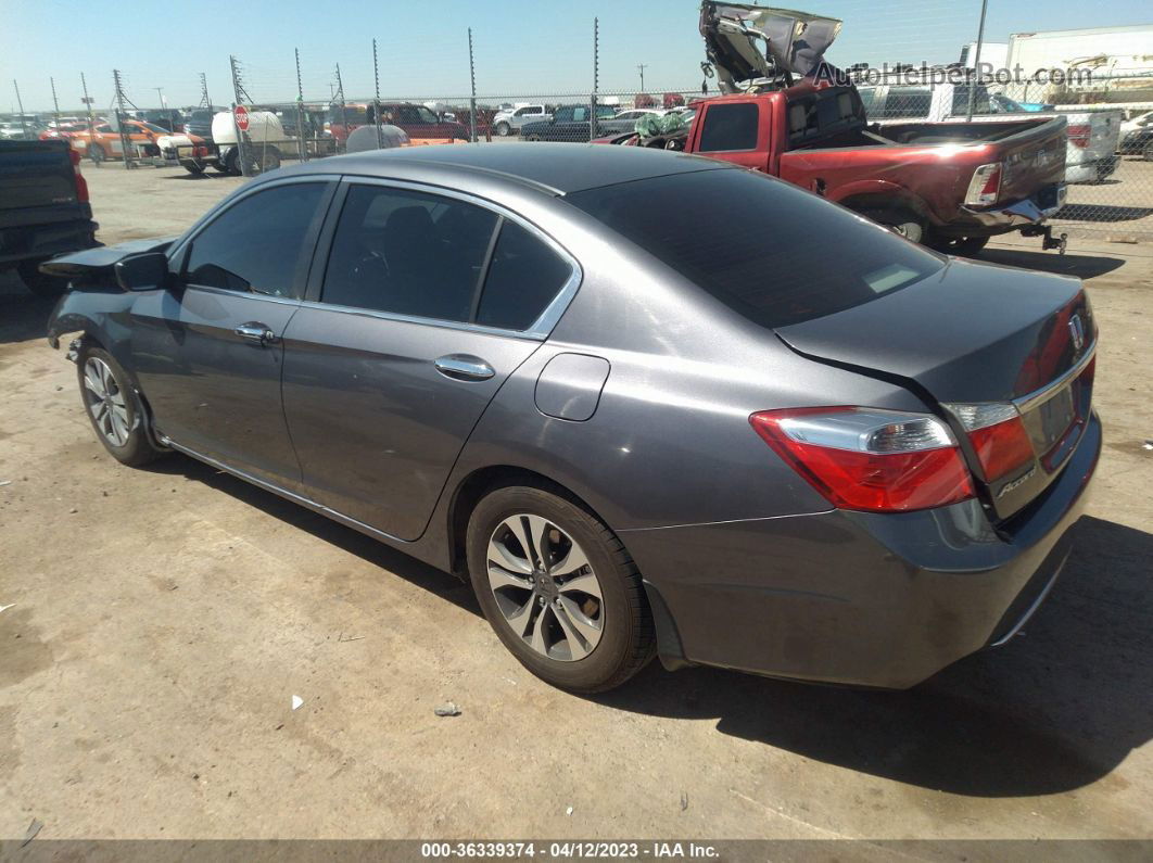 2014 Honda Accord Sdn Lx Gray vin: 1HGCR2F33EA101360