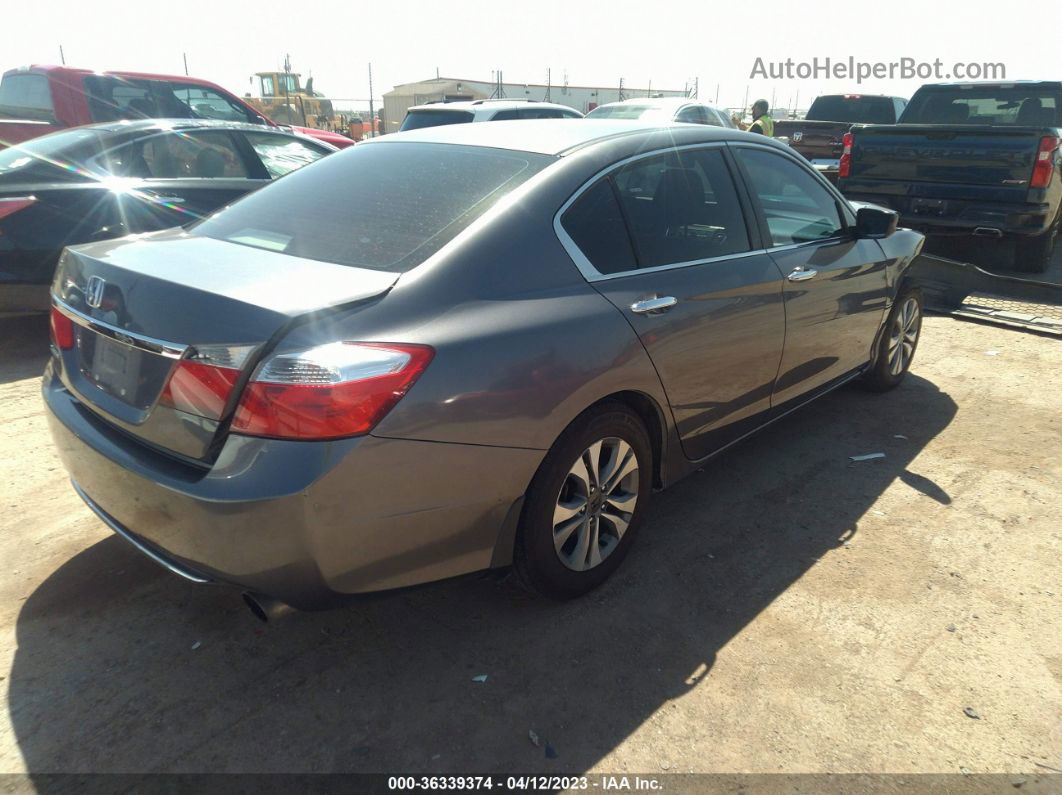 2014 Honda Accord Sdn Lx Gray vin: 1HGCR2F33EA101360