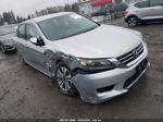 2014 Honda Accord Lx Silver vin: 1HGCR2F33EA123052