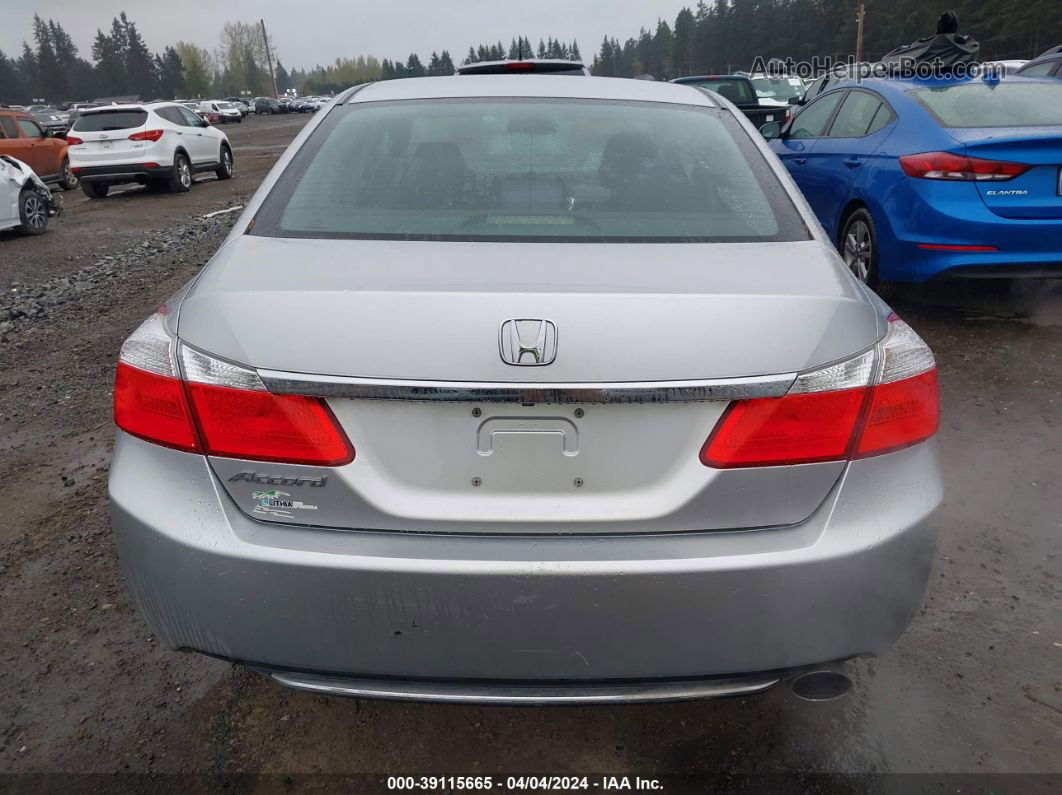 2014 Honda Accord Lx Silver vin: 1HGCR2F33EA123052