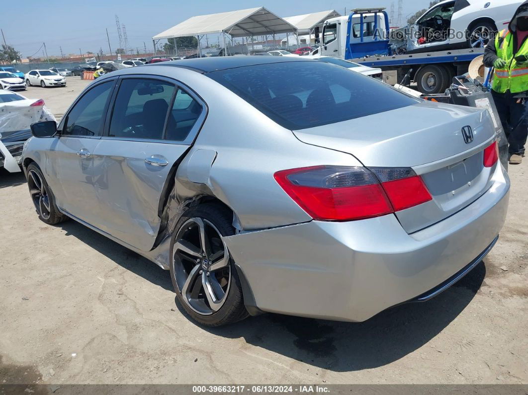 2014 Honda Accord Lx Silver vin: 1HGCR2F33EA128574