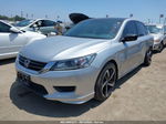 2014 Honda Accord Lx Silver vin: 1HGCR2F33EA128574