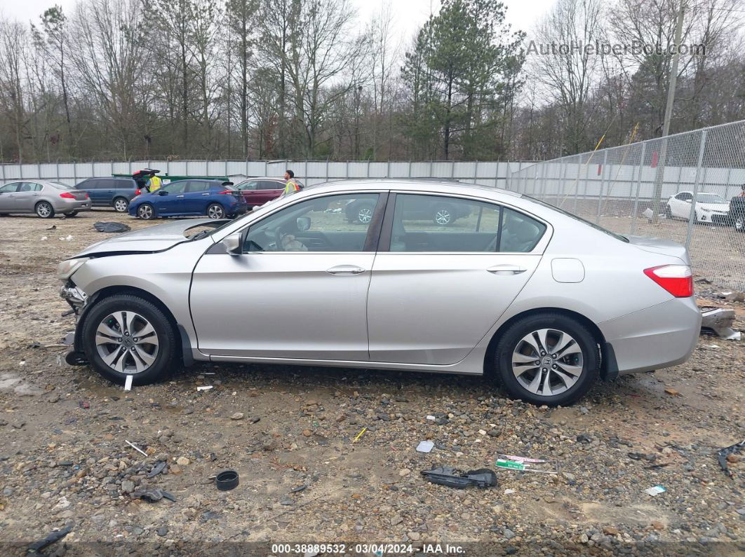 2014 Honda Accord Lx Silver vin: 1HGCR2F33EA191044