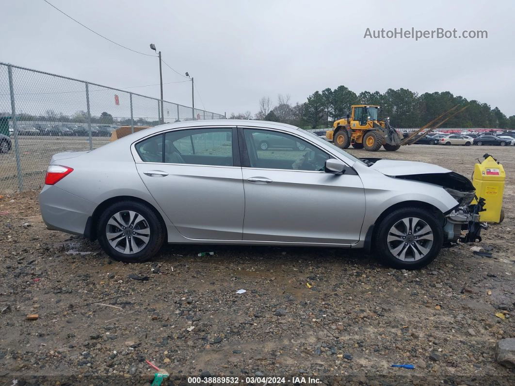 2014 Honda Accord Lx Silver vin: 1HGCR2F33EA191044