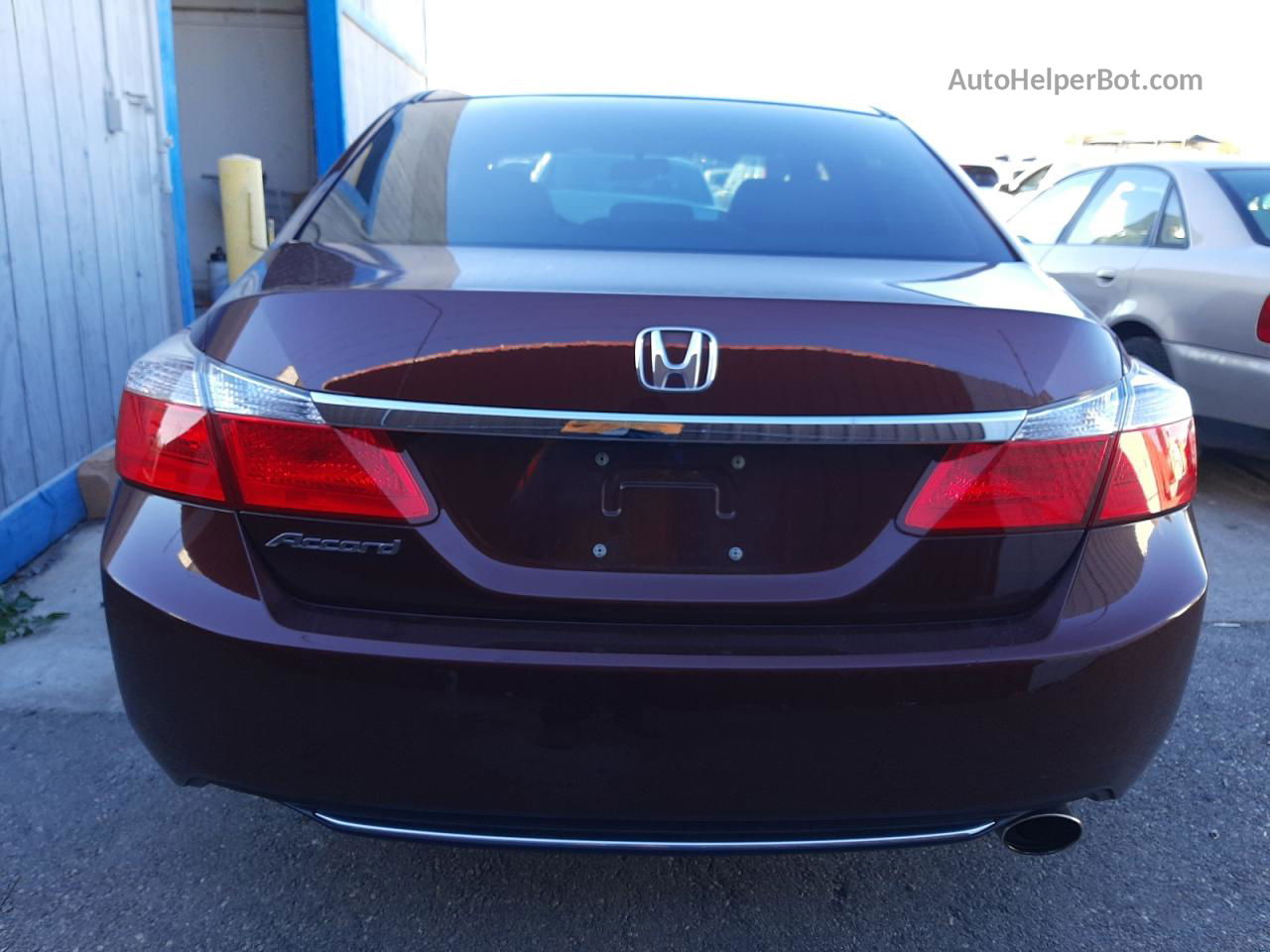 2014 Honda Accord Lx Бордовый vin: 1HGCR2F33EA302322