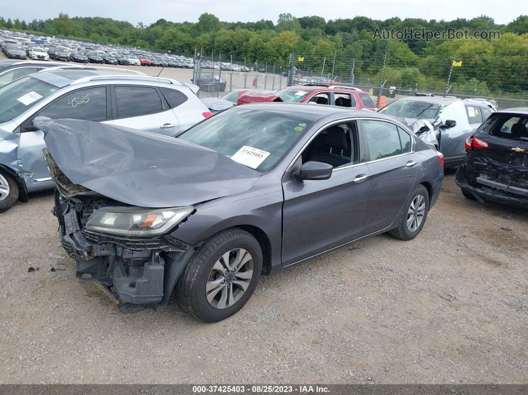 2015 Honda Accord Lx Gray vin: 1HGCR2F33FA037936