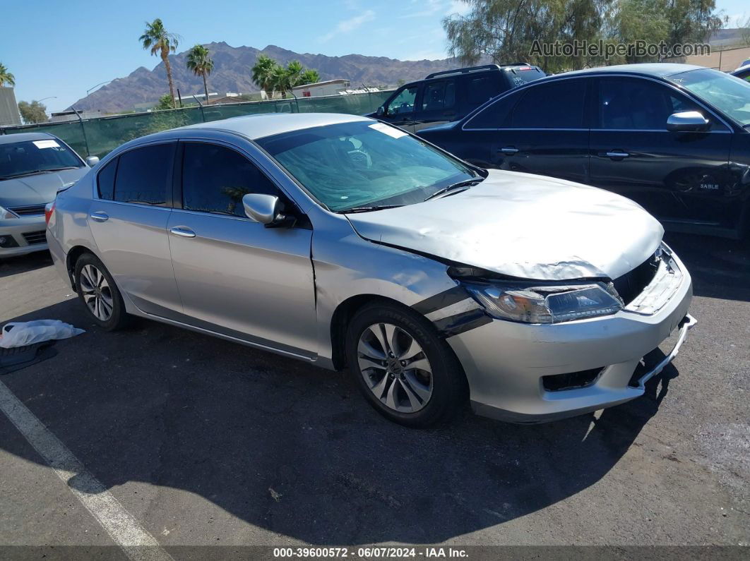 2015 Honda Accord Lx Silver vin: 1HGCR2F33FA043350